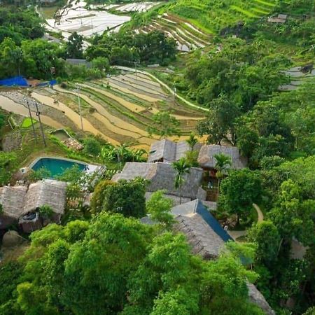 Вилла Puluong Bamboo Huong Ba Thuoc Экстерьер фото