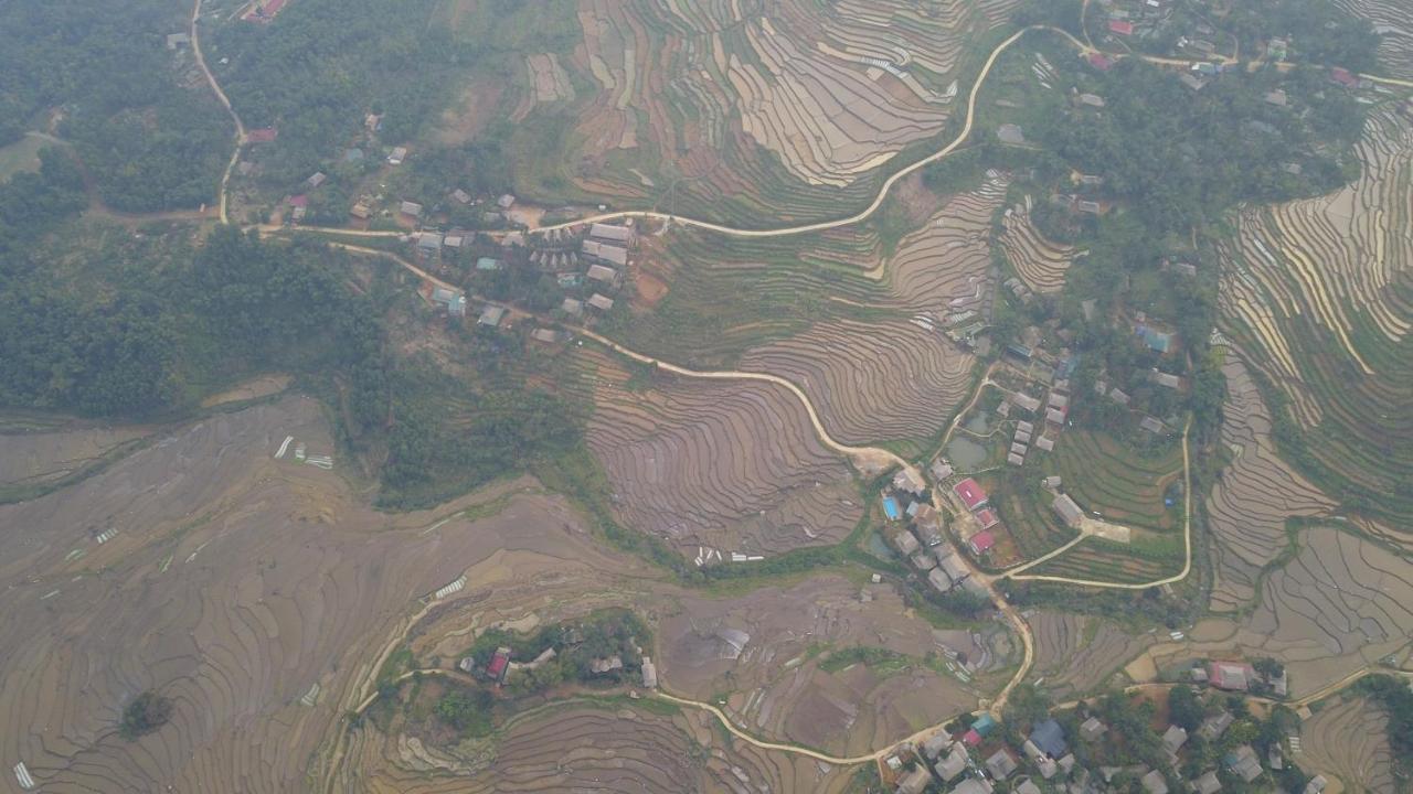 Вилла Puluong Bamboo Huong Ba Thuoc Экстерьер фото