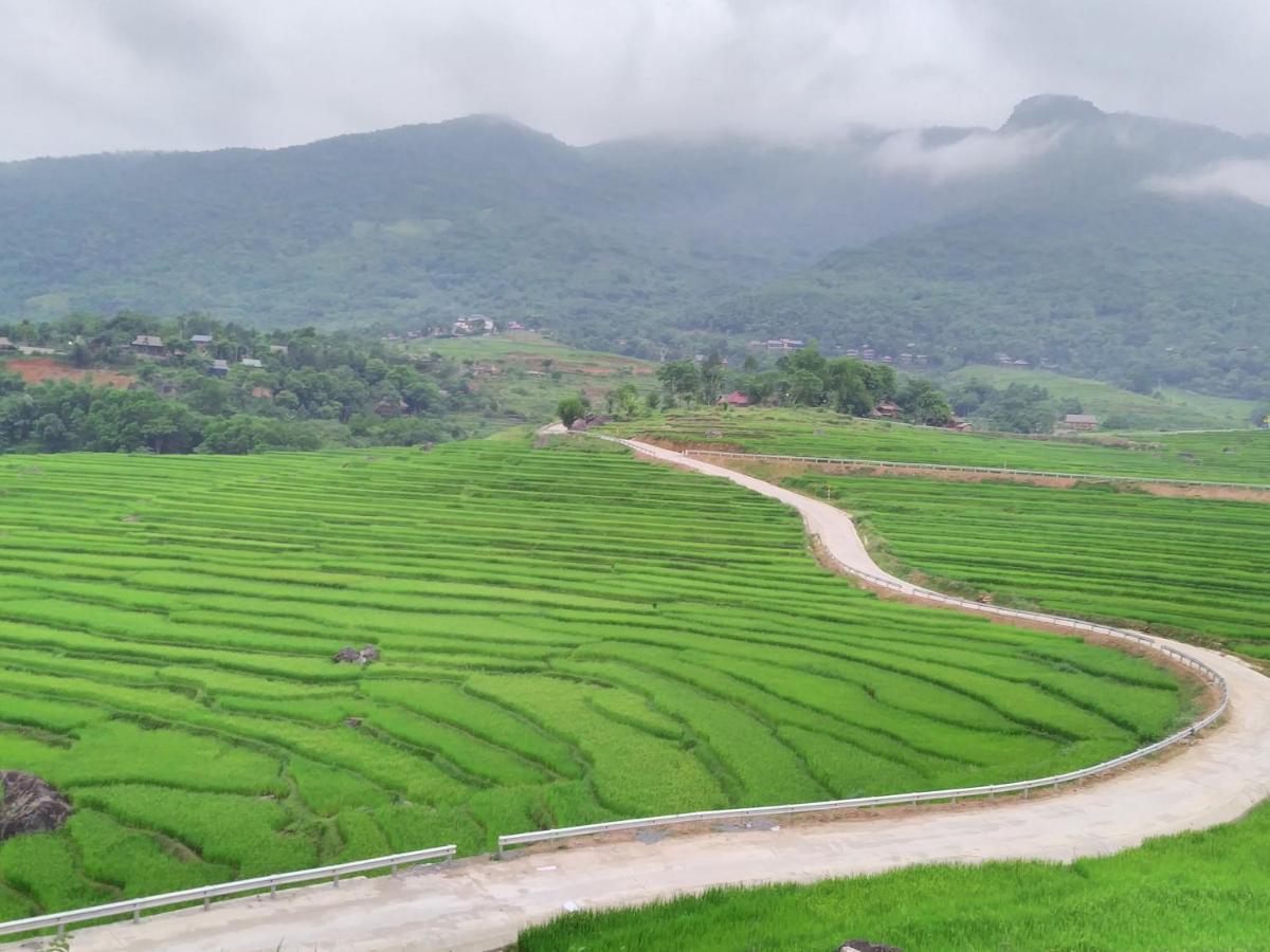 Вилла Puluong Bamboo Huong Ba Thuoc Экстерьер фото